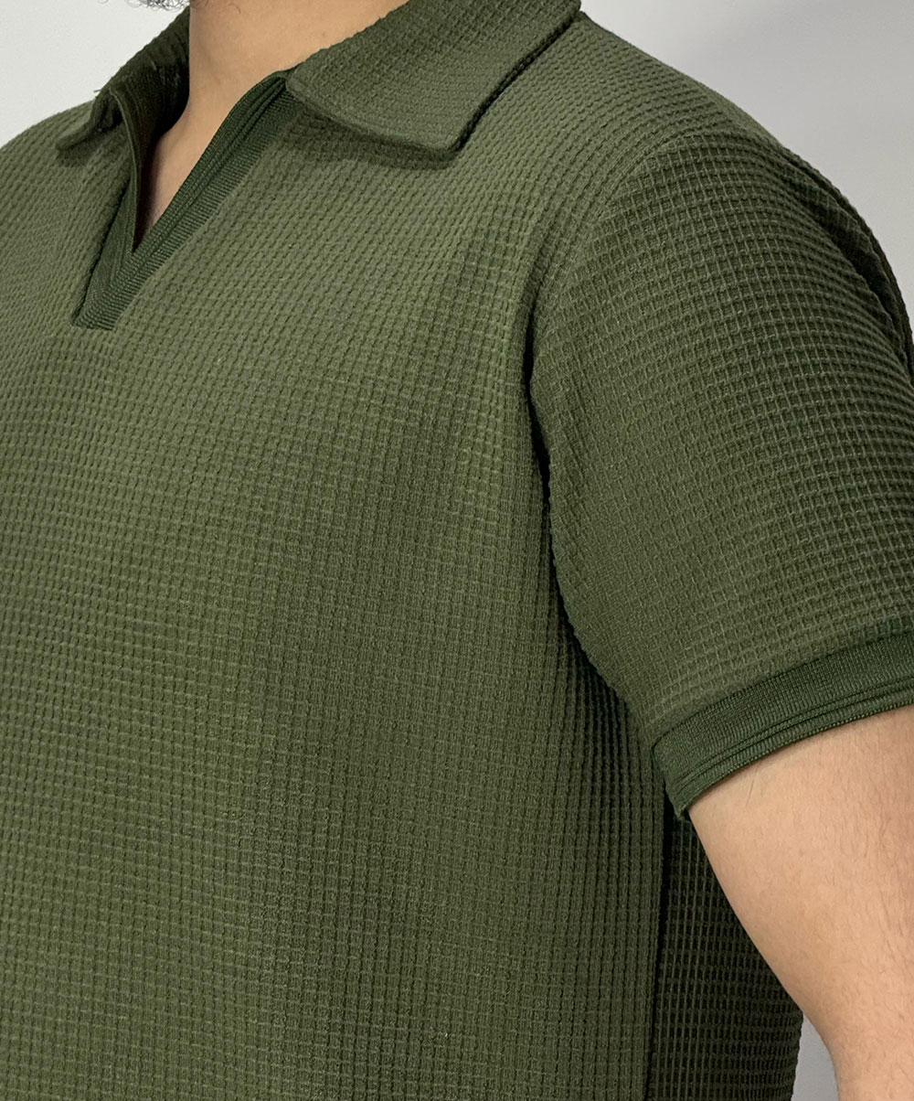 Waffle Shirts Green