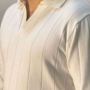 Full-Sleeve Polos White